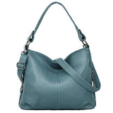 Genuine Leather Shoulder Bag Stylish Hobo Purse Womens Crossbody Bag Travel Top-Handle Handbag