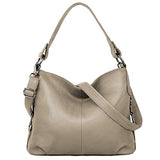 Genuine Leather Shoulder Bag Stylish Hobo Purse Womens Crossbody Bag Travel Top-Handle Handbag