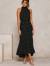 Polka Dot Print Dress