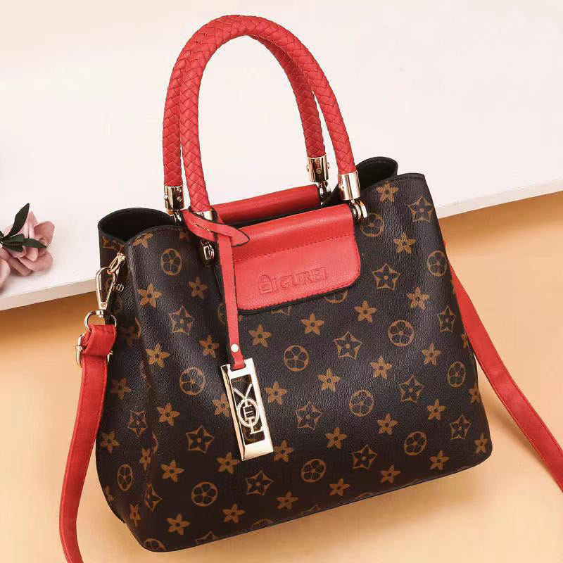 2024 New Versatile Fashion One-Shoulder Crossbody Bag Large Capacity Women's Multi-layer Handbag